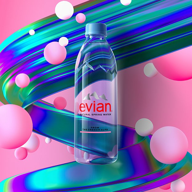 Evian Water - キャンペーンビジュアル
