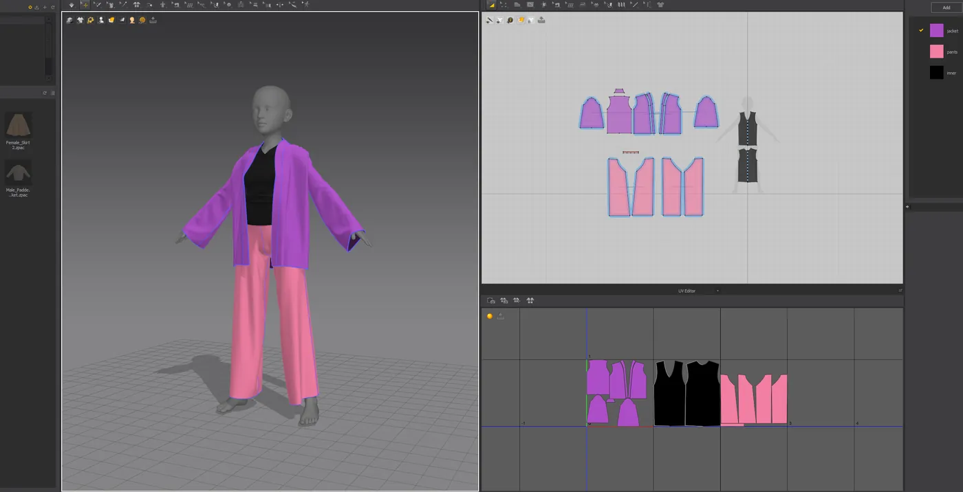 Pattern layout test